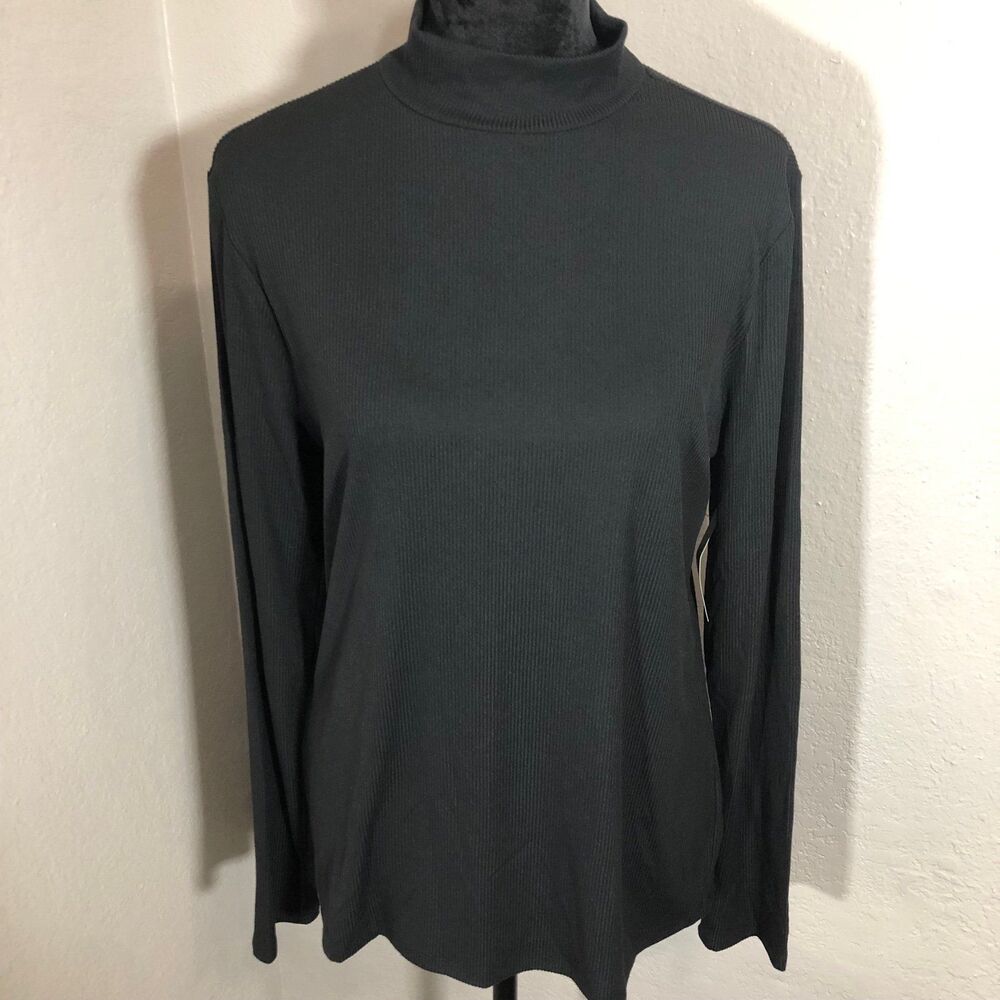 No Boundaries Mock Turtleneck Black XXL